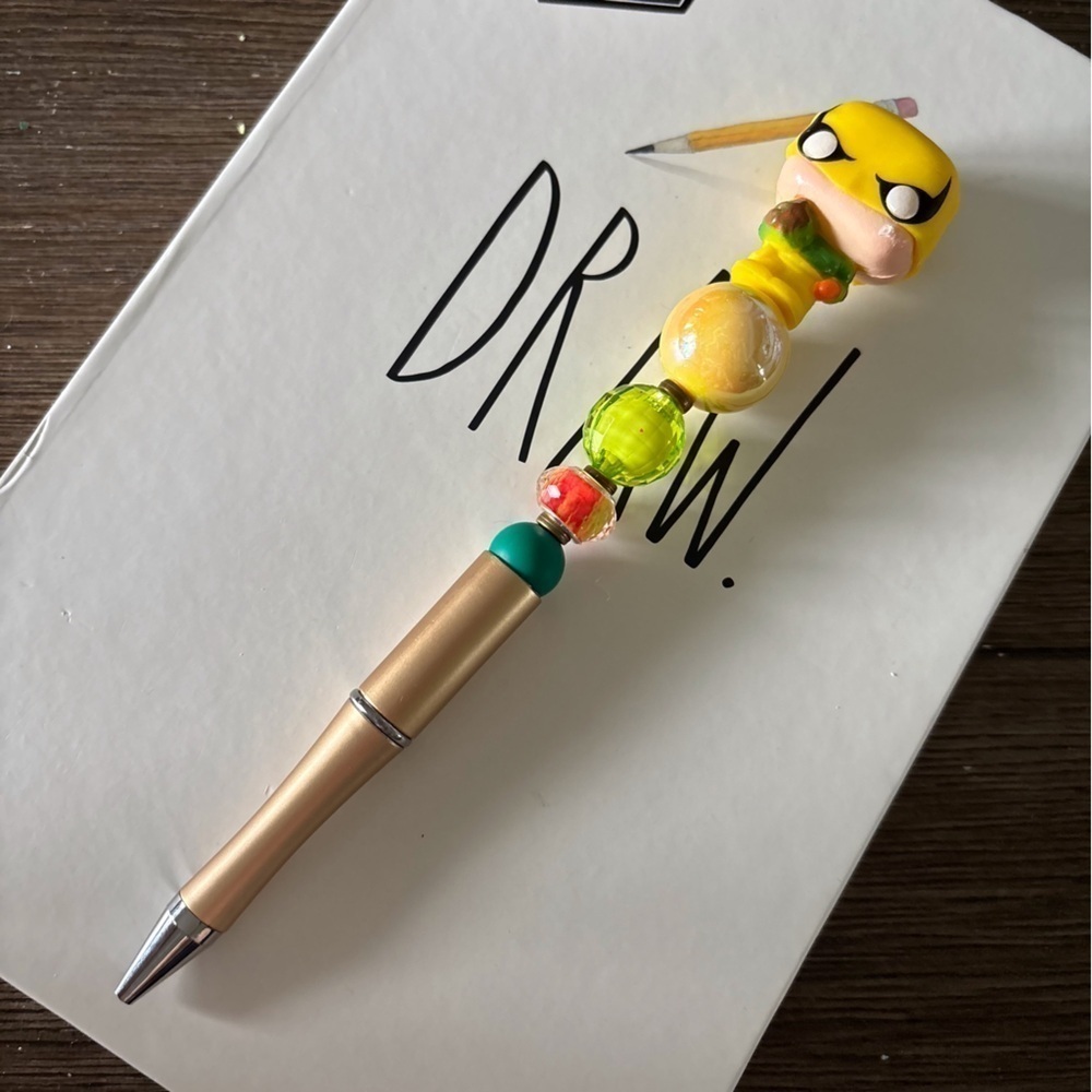 Marvel: Iron fist handmade beaded pen